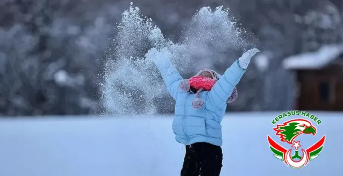 Giresun’da Tüm Okullar İçin Kar Tatili Kararı