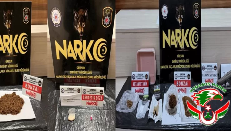 Polis’ten; Merkez, Bulancak ve Espiye’de Narkotik Operasyonu