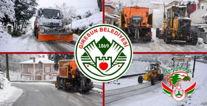 Yüksek Mahallelerde Karla Mücadele Başladı