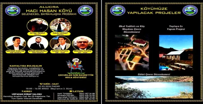 Hacı Hasan Köyü, İstanbul’da Dev Buluşmaya Hazırlanıyor