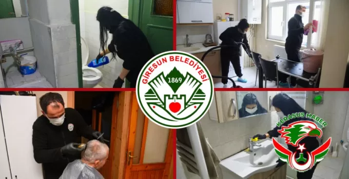 Giresun Belediyesi’nden; Ev Temizliği ve Kişisel Bakım Hizmeti