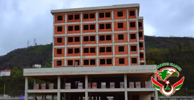 Giresun İl Müftülüğü Dini İlimler Külliyesi Yükseliyor