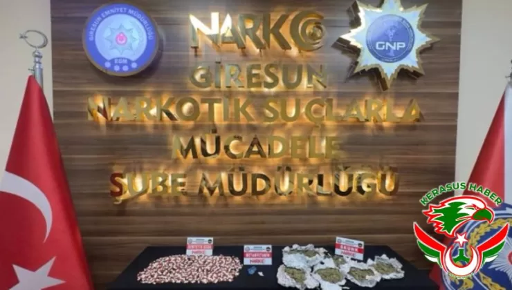Giresun Polisi’nden; Piraziz’de Narkotik Operasyonu: 1 Tutuklama
