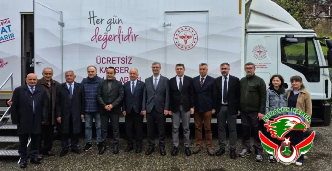Giresun’a Gezici Kanser Tarama Aracı