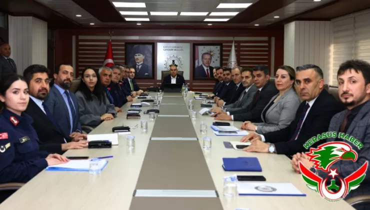 Giresun’da ‘Okul Güvenlik Toplantısı’ Gerçekleştirildi