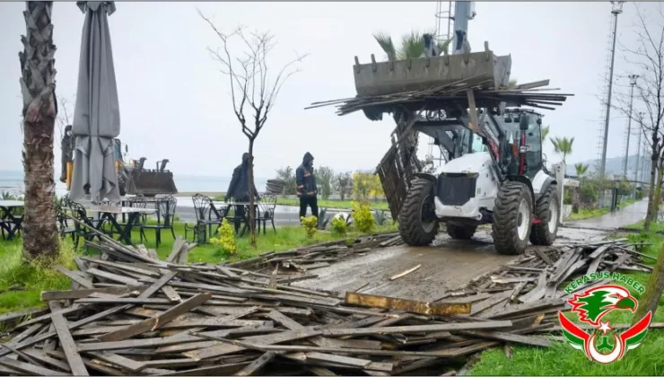 Giresun’da Plajlar Bölgesinde Yenileme Çalışması Başlatıldı
