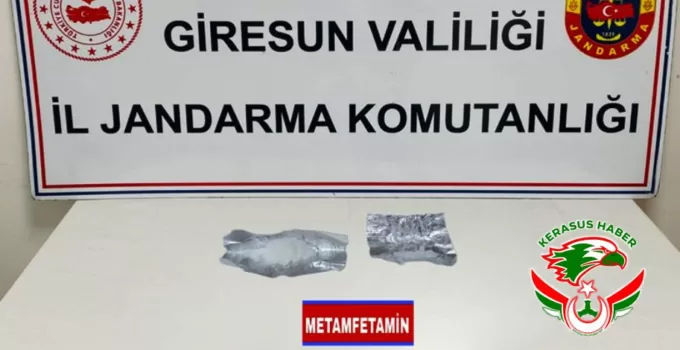 Jandarma’dan; Giresun Merkez’de Uyuşturucu Operasyonu: 2 Gözaltı