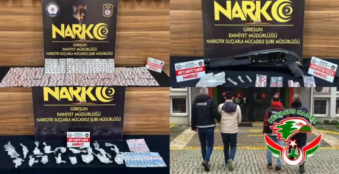 Polis’ten; Giresun’da Narkotik Operasyonu: 6 Gözaltı