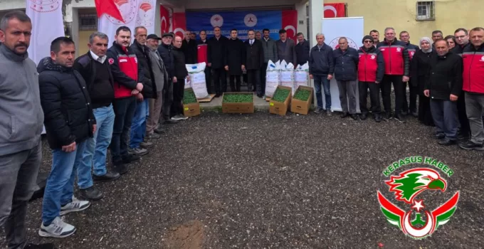 Şebinkarahisar’da Çiftçilere Nohut Tohumu Dağıtımı