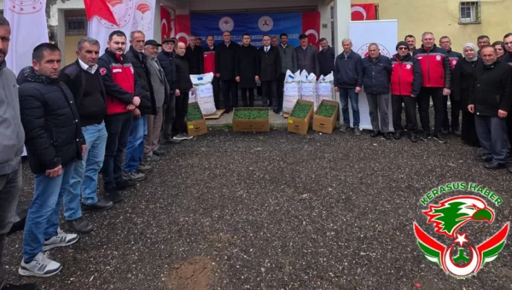 Şebinkarahisar’da Çiftçilere Nohut Tohumu Dağıtımı