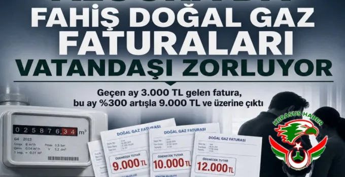 Alucra’da Doğal Gaz Faturaları İsyan Ettirdi