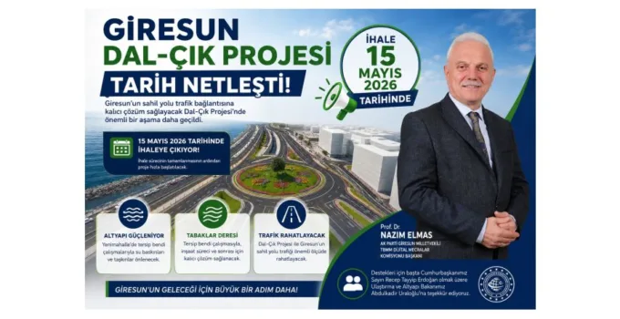 Giresun Dal-Çık Projesi’nde Tarih Netleşti