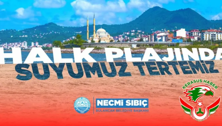 Bulancak Plajlarında Deniz Suları Temiz