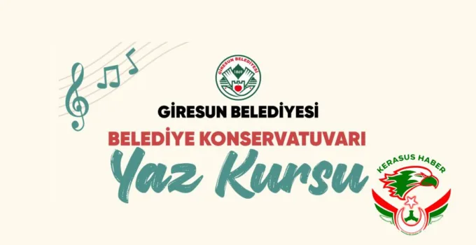 Giresun Belediyesi’nden Gençlere Yaz Müjdesi