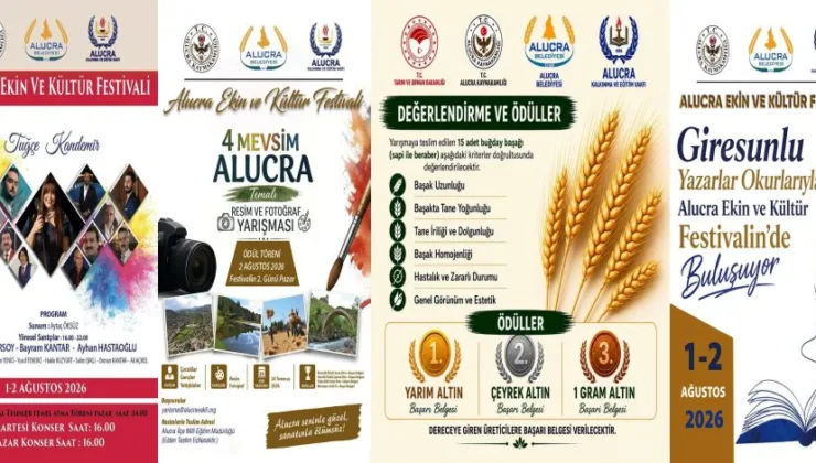 Alucra’da Ödüllü Yarışmalar ve Kültürel Buluşmalar İçin Geri Sayım