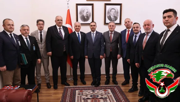 Giresun Heyeti’nden; Bakan Kacır’a OSB Yatırımları Ziyareti