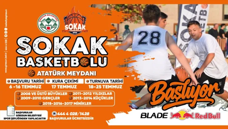 Sokak Basketbolu Heyecanı 18 Temmuz’da Başlıyor