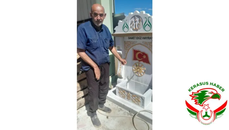 Hasan Ekiz’den, Oğlunun Anısına Vefa Çeşmesi