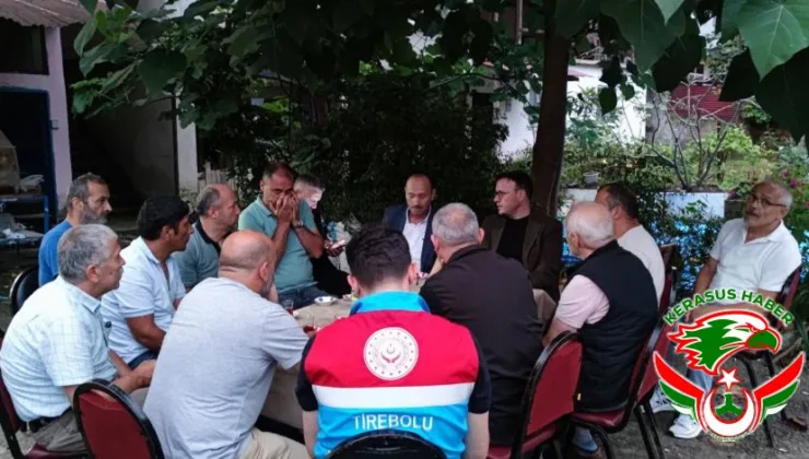 Kuzgun Köyü’ne, Kaymakam Kaldırım’dan Geçmiş Olsun Ziyareti