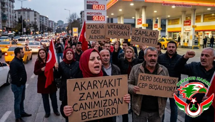 Akaryakıt Zamlarına Vatandaştan Sert Tepki!