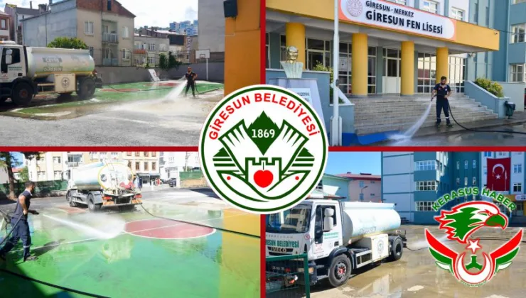 Giresun Belediyesi Okul Bahçelerini Yıkıyor