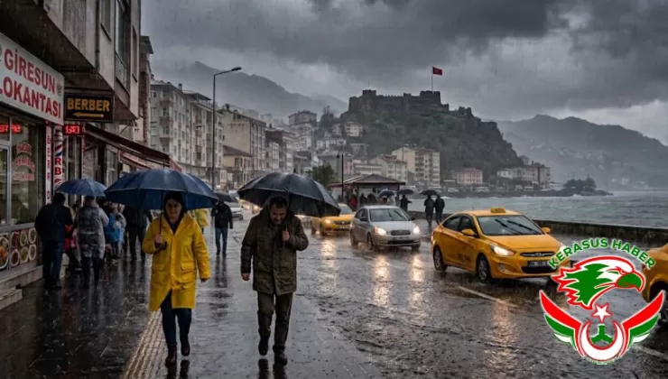 Giresun AFAD’dan Kuvvetli Yağış Uyarısı
