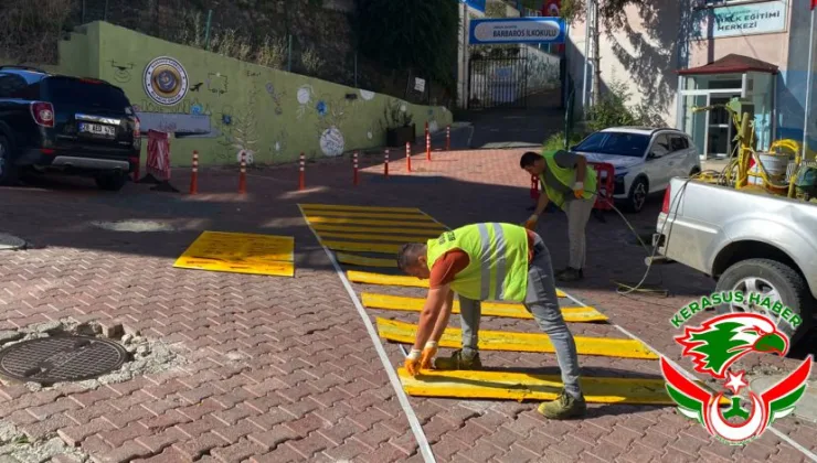Zabıta Ekiplerinden Okul Önlerinde Güvenlik Çalışması