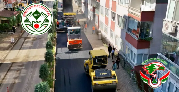 Giresun Belediyesi Asfalt Seferberliği Başlattı
