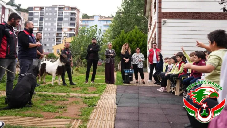 Giresun Belediyesi’nden Çocuklara Hayvan Sevgisi Etkinliği