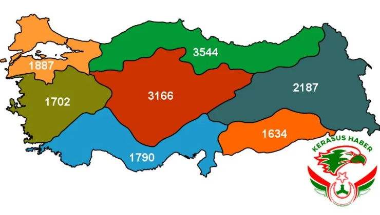 Karadeniz Bölgesi, Terörle Mücadele Şehitlerinde 1. Sırada